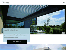 Tablet Screenshot of livium.nl